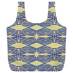 Abstract Pattern Geometric Backgrounds  Full Print Recycle Bag (xxl) by Eskimos