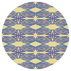 Abstract Pattern Geometric Backgrounds  Round Trivet by Eskimos