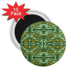 Folk Flowers Print Floral Pattern Ethnic Art 2 25  Magnets (10 Pack)  by Eskimos