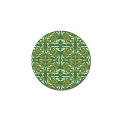 Folk Flowers Print Floral Pattern Ethnic Art Golf Ball Marker (10 Pack) by Eskimos