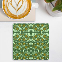 Folk Flowers Print Floral Pattern Ethnic Art Uv Print Square Tile Coaster 