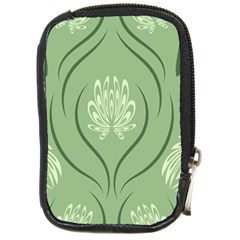 Folk Flowers Print Floral Pattern Ethnic Art Compact Camera Leather Case by Eskimos