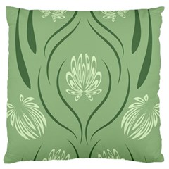 Folk Flowers Print Floral Pattern Ethnic Art Standard Flano Cushion Case (two Sides) by Eskimos