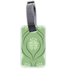 Folk Flowers Print Floral Pattern Ethnic Art Luggage Tag (two Sides) by Eskimos