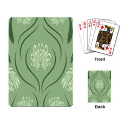 Folk Flowers Print Floral Pattern Ethnic Art Playing Cards Single Design (rectangle) by Eskimos