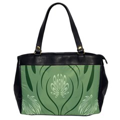 Folk Flowers Print Floral Pattern Ethnic Art Oversize Office Handbag by Eskimos