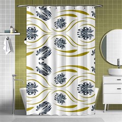 Folk Flowers Print Floral Pattern Ethnic Art Shower Curtain 48  X 72  (small)  by Eskimos