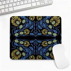 Folk Flowers Print Floral Pattern Ethnic Art Large Mousepads by Eskimos