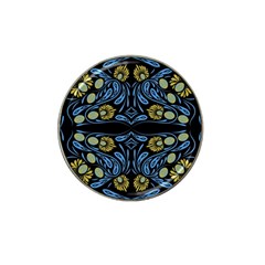 Folk Flowers Print Floral Pattern Ethnic Art Hat Clip Ball Marker by Eskimos