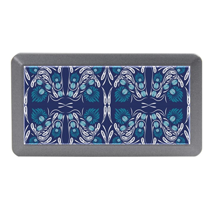 Folk flowers print Floral pattern Ethnic art Memory Card Reader (Mini)