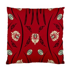 Folk Flowers Print Floral Pattern Ethnic Art Standard Cushion Case (two Sides) by Eskimos