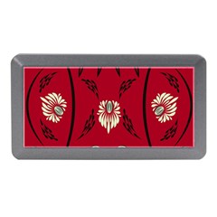 Folk Flowers Print Floral Pattern Ethnic Art Memory Card Reader (mini) by Eskimos