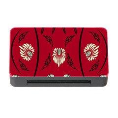 Folk Flowers Print Floral Pattern Ethnic Art Memory Card Reader With Cf by Eskimos