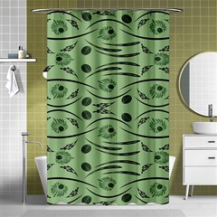 Folk Flowers Print Floral Pattern Ethnic Art Shower Curtain 48  X 72  (small)  by Eskimos