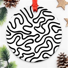 Patern Vector Ornament (round) by nate14shop