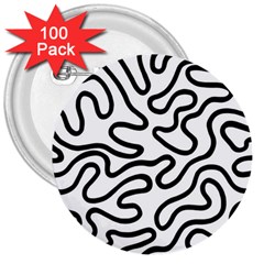 Patern Vector 3  Buttons (100 Pack)  by nate14shop