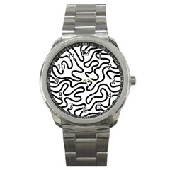 Patern Vector Sport Metal Watch by nate14shop