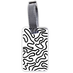 Patern Vector Luggage Tag (one Side) by nate14shop