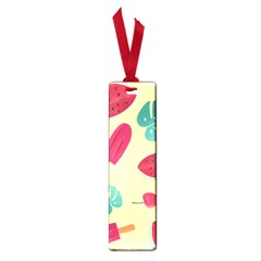 Watermelon Leaves Cherry Background Pattern Small Book Marks by nate14shop