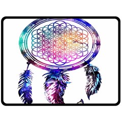 Bring Me The Horizon  Double Sided Fleece Blanket (large)  by nate14shop