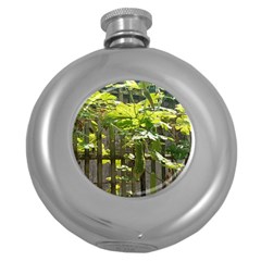 Bitter Melon Round Hip Flask (5 Oz) by artworkshop