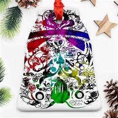 Abstrak Bell Ornament (two Sides) by nate14shop