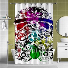 Abstrak Shower Curtain 48  X 72  (small)  by nate14shop