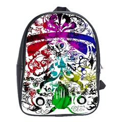 Abstrak School Bag (xl) by nate14shop