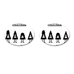 Bastille Cufflinks (oval) by nate14shop