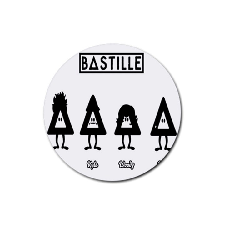 Bastille Rubber Coaster (Round)