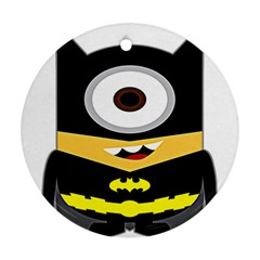 Batman Round Ornament (two Sides) by nate14shop