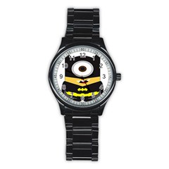 Batman Stainless Steel Round Watch by nate14shop