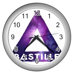 Bastille Galaksi Wall Clock (silver) by nate14shop