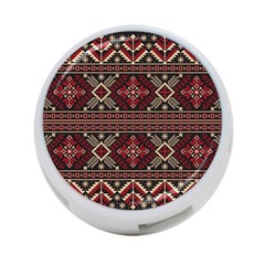 Ukrainian-folk-seamless-pattern-ornament 4-port Usb Hub (two Sides) by Wegoenart