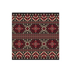 Ukrainian-folk-seamless-pattern-ornament Satin Bandana Scarf 22  X 22  by Wegoenart