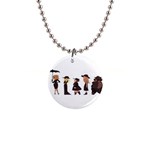 American Horror Story Cartoon 1  Button Necklace Front