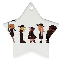 American Horror Story Cartoon Star Ornament (two Sides) by nate14shop