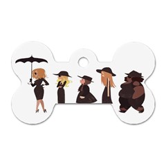 American Horror Story Cartoon Dog Tag Bone (two Sides) by nate14shop