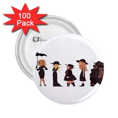 American Horror Story Cartoon 2 25  Buttons (100 Pack)  by nate14shop