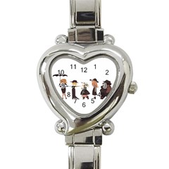 American Horror Story Cartoon Heart Italian Charm Watch by nate14shop