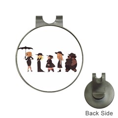 American Horror Story Cartoon Hat Clips With Golf Markers