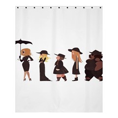 American Horror Story Cartoon Shower Curtain 60  X 72  (medium)  by nate14shop