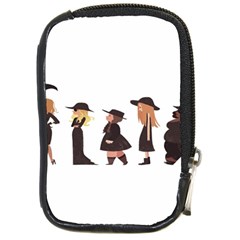 American Horror Story Cartoon Compact Camera Leather Case by nate14shop