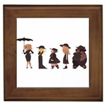 American Horror Story Cartoon Framed Tile Front