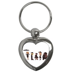 American Horror Story Cartoon Key Chain (heart) by nate14shop