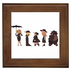 American Horror Story Cartoon Framed Tile by nate14shop