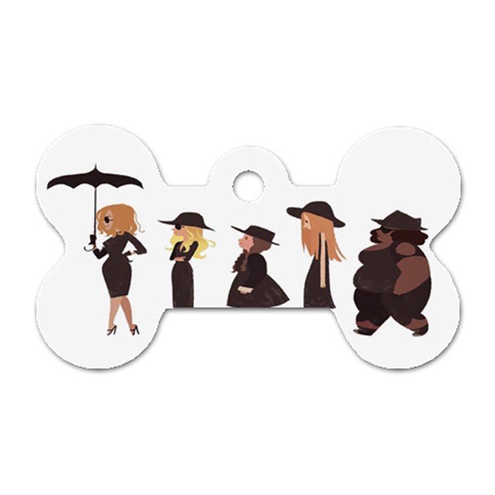 American Horror Story Cartoon Dog Tag Bone (Two Sides)