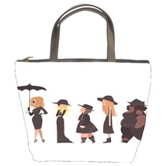 American Horror Story Cartoon Bucket Bag by nate14shop