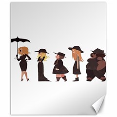 American Horror Story Cartoon Canvas 20  X 24  by nate14shop