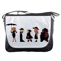 American Horror Story Cartoon Messenger Bag by nate14shop